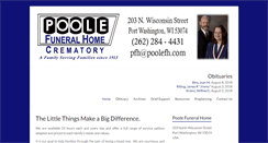 Desktop Screenshot of poolefh.com